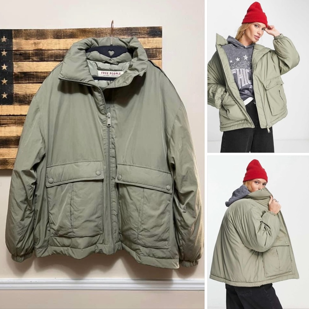 NWOT FP We The Free Duvet Bomber Jacket